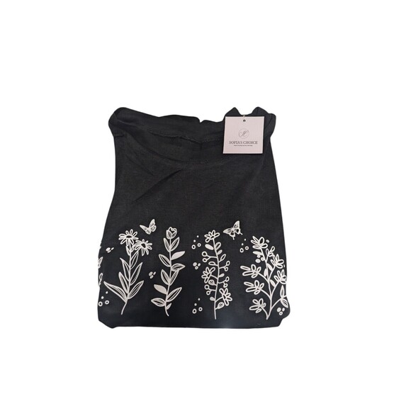 Sofias Choice Shoulder Pad Top Sleeveless Tank Medium - Picture 2 of 2